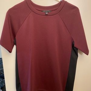 Banana Republic Blouse (Maroon/Black)